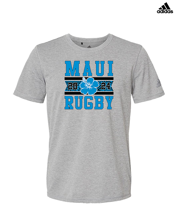 Maui Rugby Club Stamp - Mens Adidas Performance Shirt