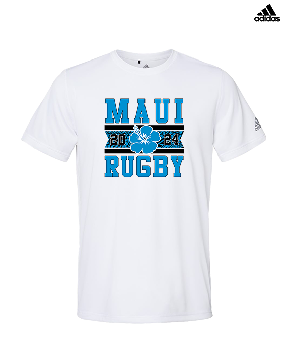 Maui Rugby Club Stamp - Mens Adidas Performance Shirt