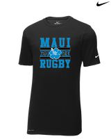 Maui Rugby Club Stamp - Mens Nike Cotton Poly Tee