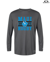 Maui Rugby Club Stamp - Mens Oakley Longsleeve