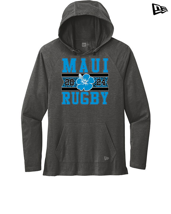 Maui Rugby Club Stamp - New Era Tri-Blend Hoodie