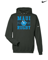 Maui Rugby Club Stamp - Nike Club Fleece Hoodie
