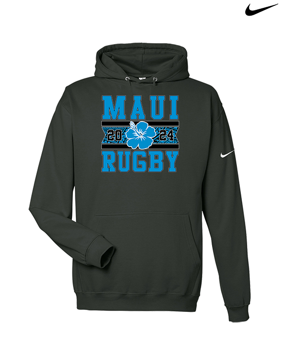 Maui Rugby Club Stamp - Nike Club Fleece Hoodie