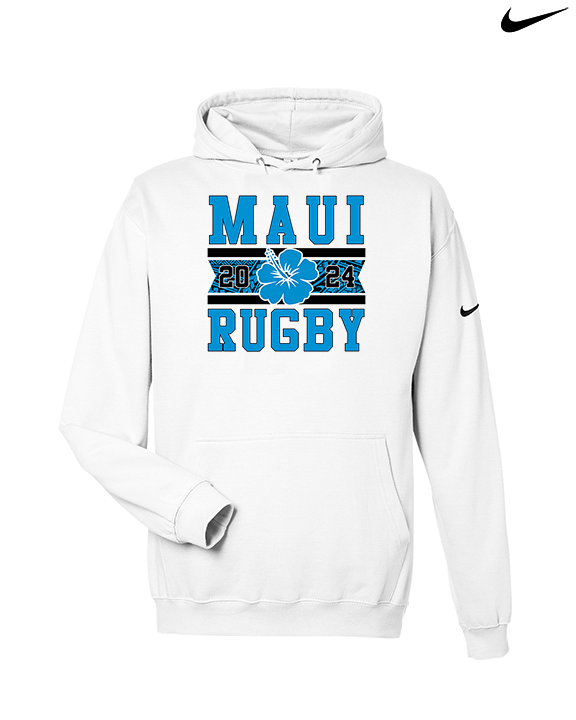 Maui Rugby Club Stamp - Nike Club Fleece Hoodie