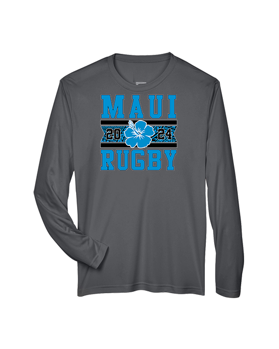 Maui Rugby Club Stamp - Performance Longsleeve