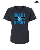 Maui Rugby Club Stamp - Womens Adidas Performance Shirt