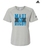Maui Rugby Club Stamp - Womens Adidas Performance Shirt