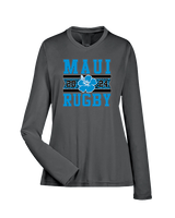 Maui Rugby Club Stamp - Womens Performance Longsleeve