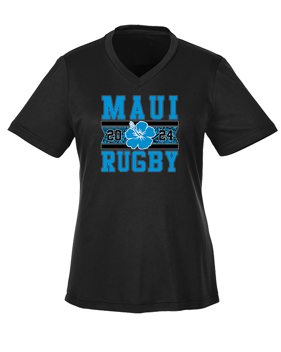 Maui Rugby Club Stamp - Womens Performance Shirt