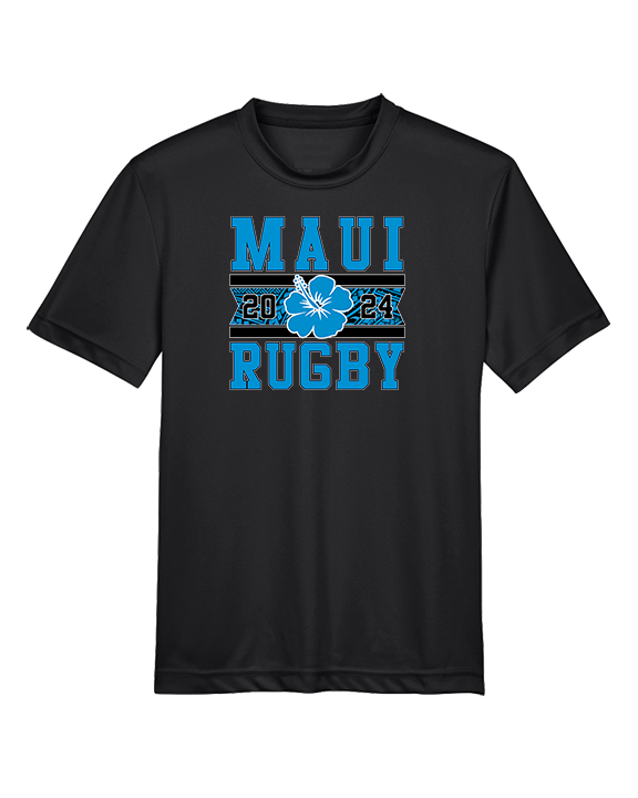 Maui Rugby Club Stamp - Youth Performance Shirt