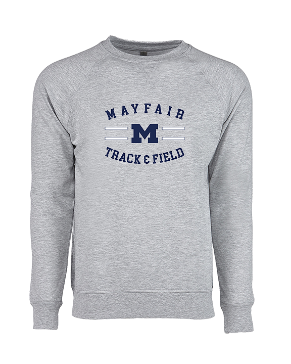 Mayfair HS Track & Field Curve - Crewneck Sweatshirt