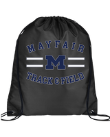 Mayfair HS Track & Field Curve - Drawstring Bag