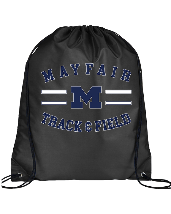 Mayfair HS Track & Field Curve - Drawstring Bag