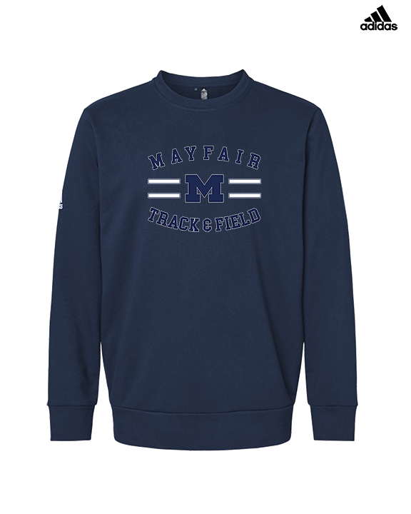 Mayfair HS Track & Field Curve - Mens Adidas Crewneck