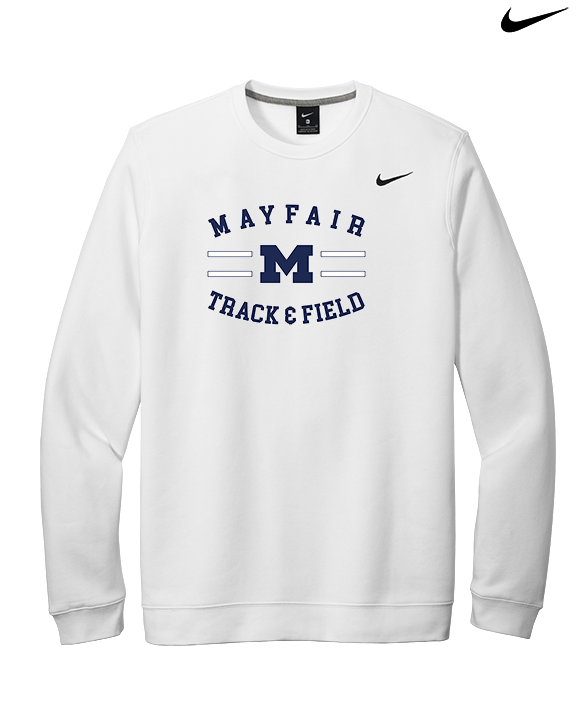 Mayfair HS Track & Field Curve - Mens Nike Crewneck
