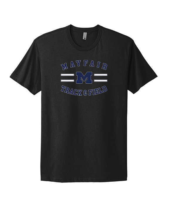 Mayfair HS Track & Field Curve - Mens Select Cotton T-Shirt