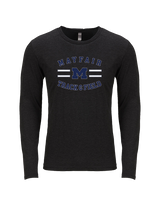 Mayfair HS Track & Field Curve - Tri - Blend Long Sleeve