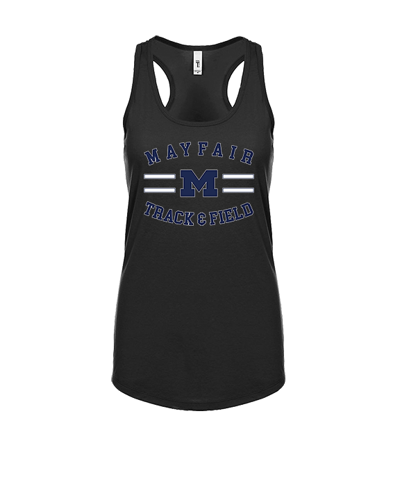 Mayfair HS Track & Field Curve - Womens Tank Top
