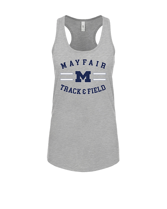 Mayfair HS Track & Field Curve - Womens Tank Top