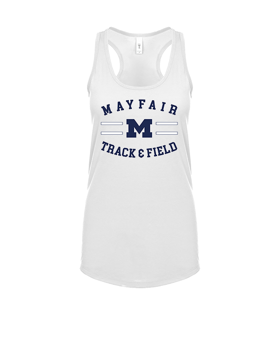 Mayfair HS Track & Field Curve - Womens Tank Top
