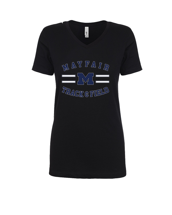 Mayfair HS Track & Field Curve - Womens V-Neck
