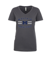 Mayfair HS Track & Field Curve - Womens V-Neck