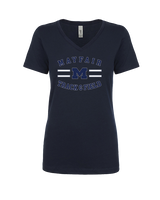 Mayfair HS Track & Field Curve - Womens V-Neck