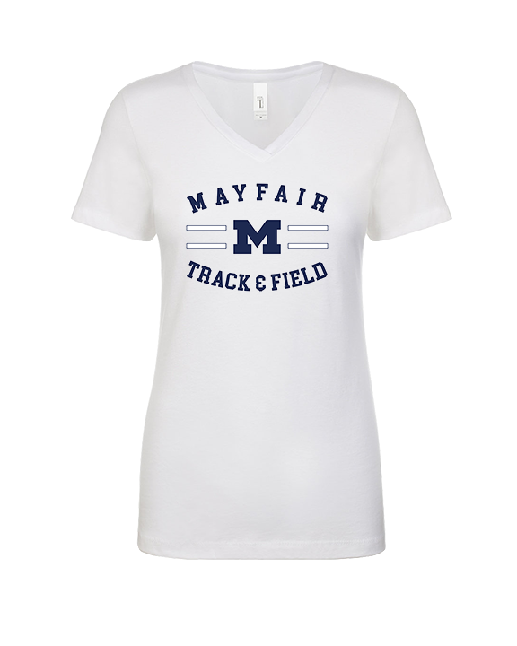 Mayfair HS Track & Field Curve - Womens V-Neck