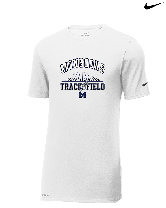 Mayfair HS Track & Field Lanes - Mens Nike Cotton Poly Tee