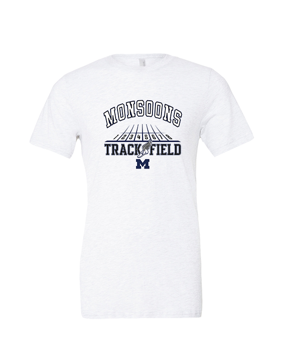 Mayfair HS Track & Field Lanes - Tri - Blend Shirt