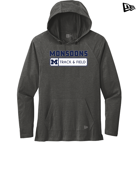 Mayfair HS Track & Field Pennant - New Era Tri-Blend Hoodie