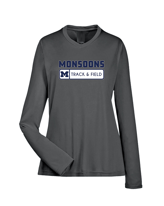 Mayfair HS Track & Field Pennant - Womens Performance Longsleeve