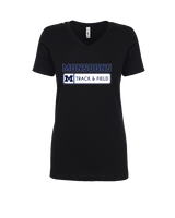 Mayfair HS Track & Field Pennant - Womens Vneck