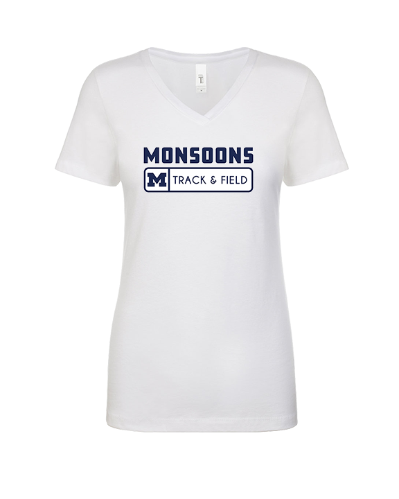 Mayfair HS Track & Field Pennant - Womens Vneck