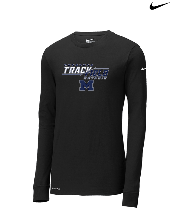 Mayfair HS Track & Field Slash - Mens Nike Longsleeve