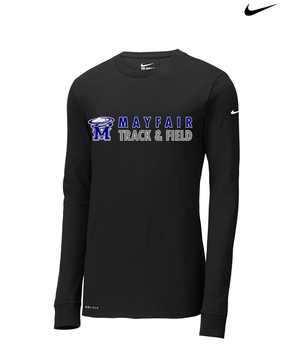 Mayfair HS Track and Field Basic - Mens Nike Longsleeve