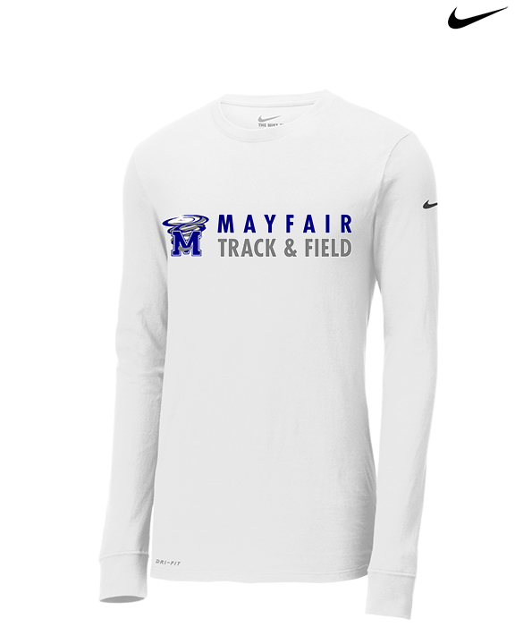 Mayfair HS Track and Field Basic - Mens Nike Longsleeve