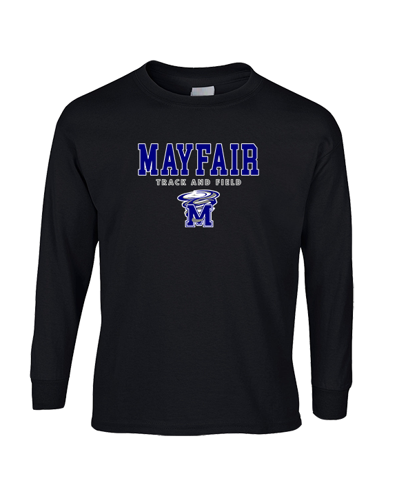 Mayfair HS Track and Field Block - Cotton Longsleeve