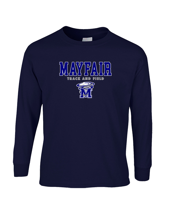 Mayfair HS Track and Field Block - Cotton Longsleeve