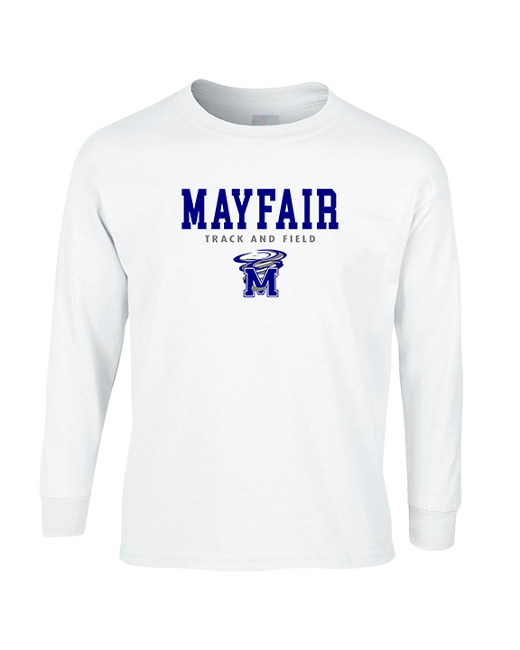 Mayfair HS Track and Field Block - Cotton Longsleeve