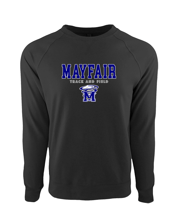 Mayfair HS Track and Field Block - Crewneck Sweatshirt
