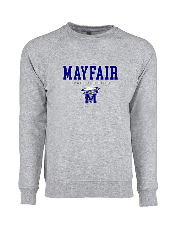 Mayfair HS Track and Field Block - Crewneck Sweatshirt
