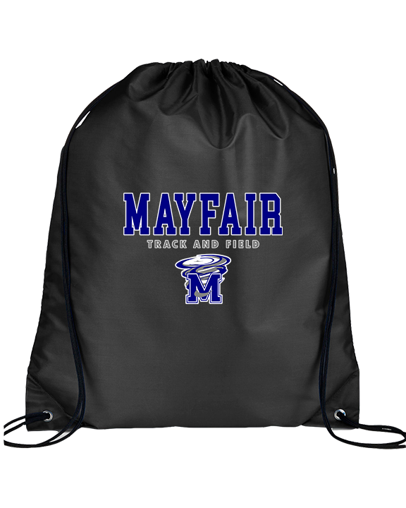 Mayfair HS Track and Field Block - Drawstring Bag