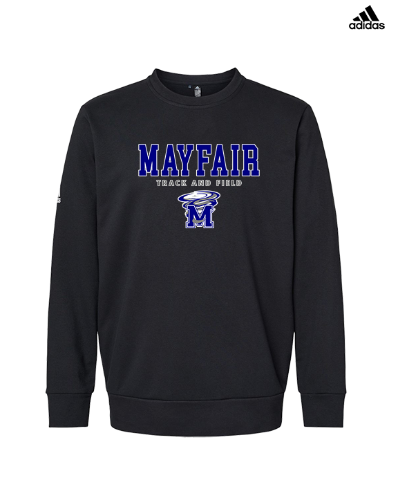 Mayfair HS Track and Field Block - Mens Adidas Crewneck
