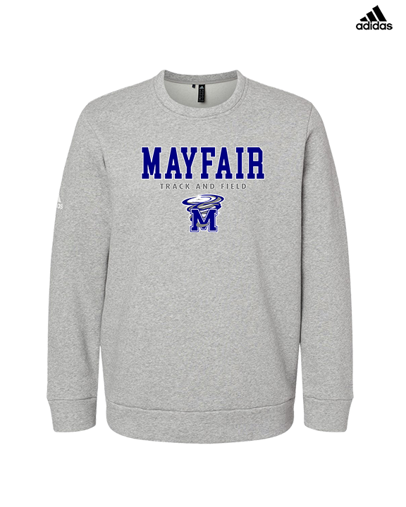 Mayfair HS Track and Field Block - Mens Adidas Crewneck