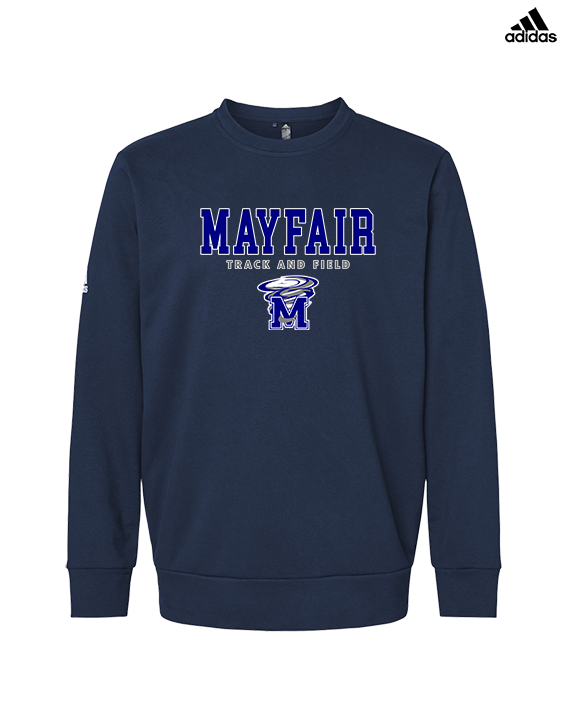 Mayfair HS Track and Field Block - Mens Adidas Crewneck