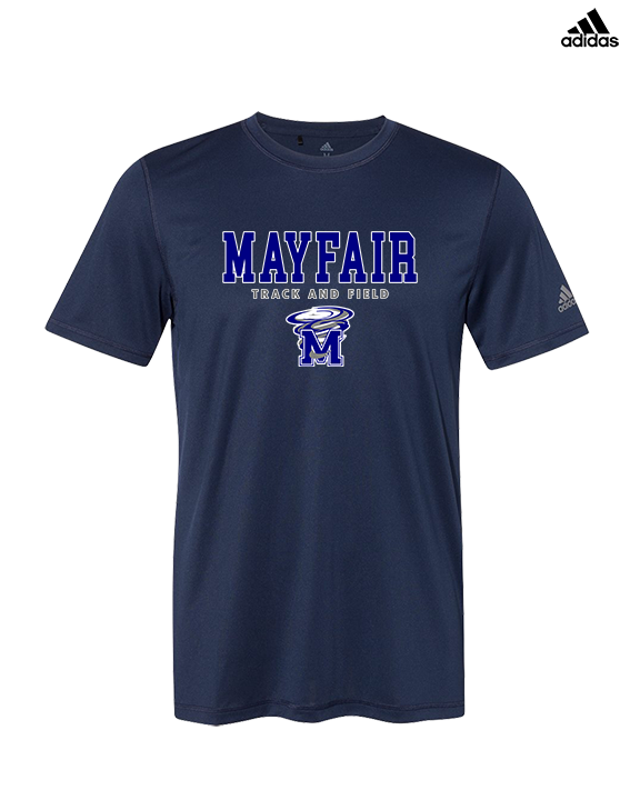 Mayfair HS Track and Field Block - Mens Adidas Performance Shirt