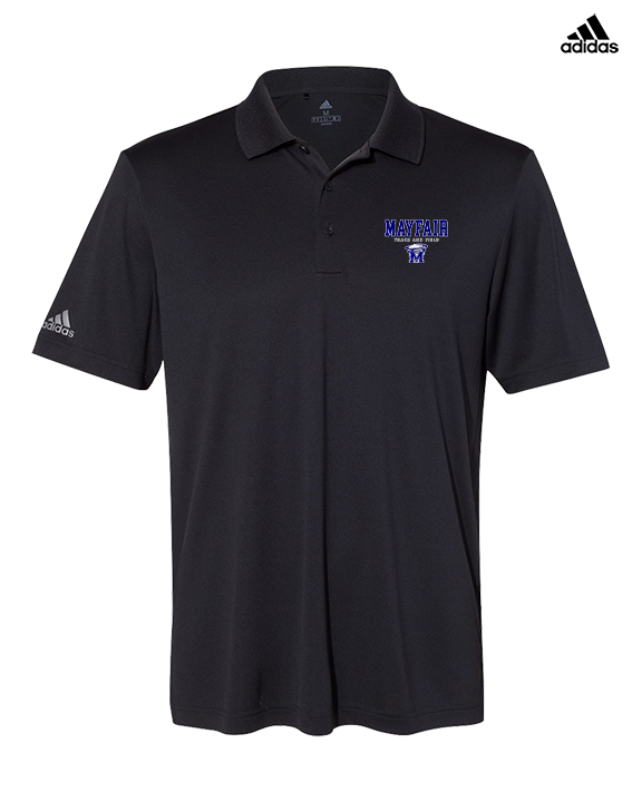 Mayfair HS Track and Field Block - Mens Adidas Polo