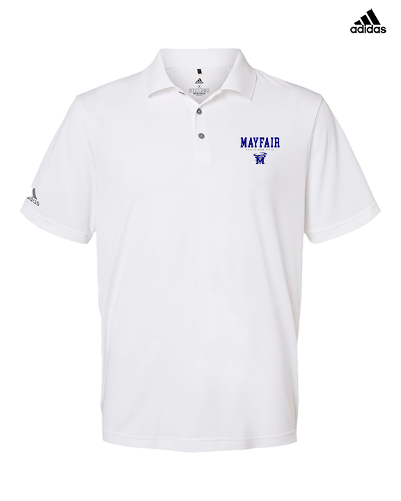 Mayfair HS Track and Field Block - Mens Adidas Polo