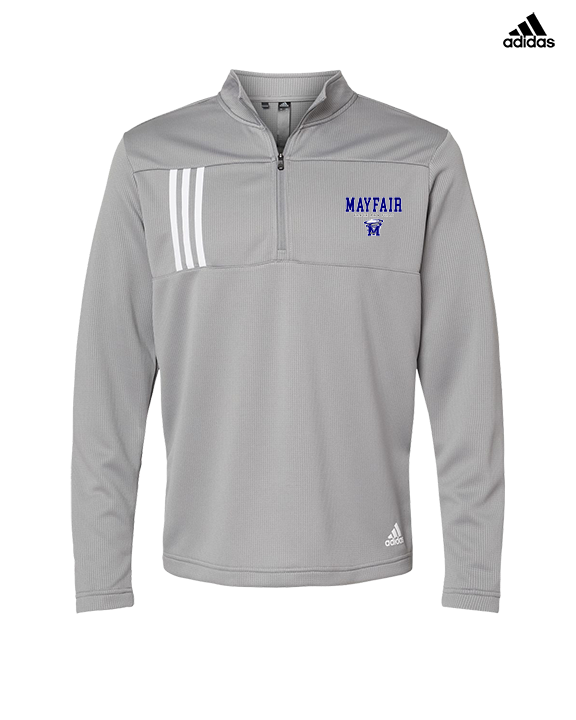Mayfair HS Track and Field Block - Mens Adidas Quarter Zip